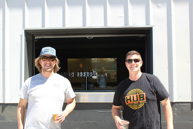 Allegory Brewing Owner David Sanguinetti and Head Brewer Charlie Van Meter