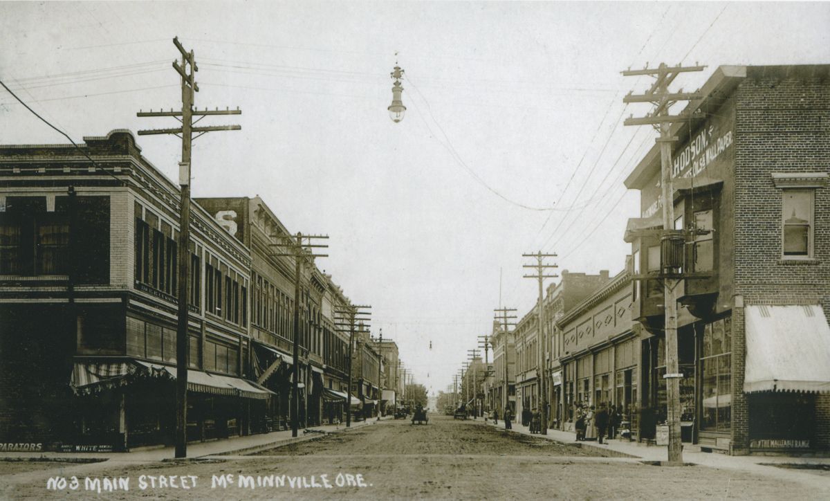 A historic picture of McMinnville