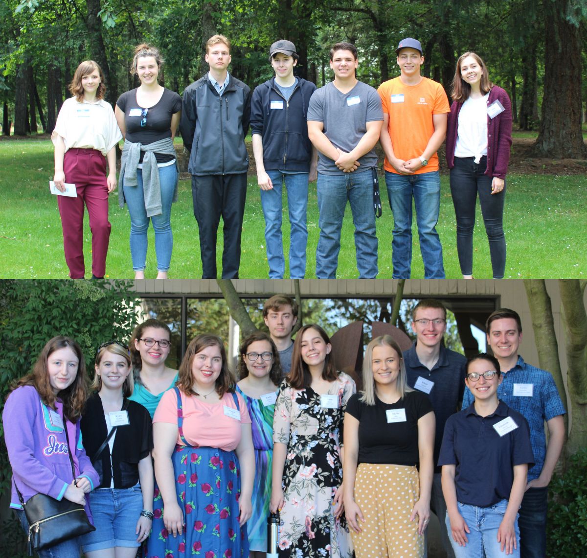 Career Bound interns and McMinnville WORKS Interns