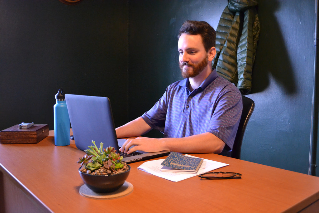 Predicta’s first Oregon hire, Matt Rappleyea, goes to work in Predicta’s McMinnville office. 