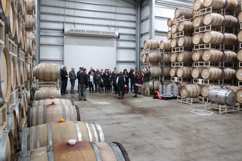 MEDP organized a VIP tour of Jackson Family Wines new state of the art facility in March of 2018