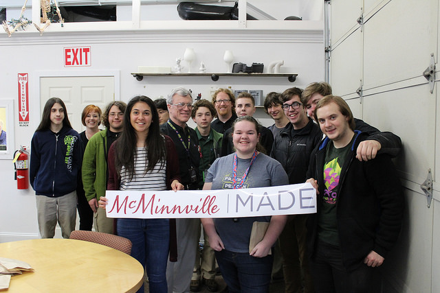 McMinnville High School EASA students prepare for their tour of NW Rapid