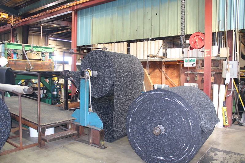 Rolls of Rubber Matting