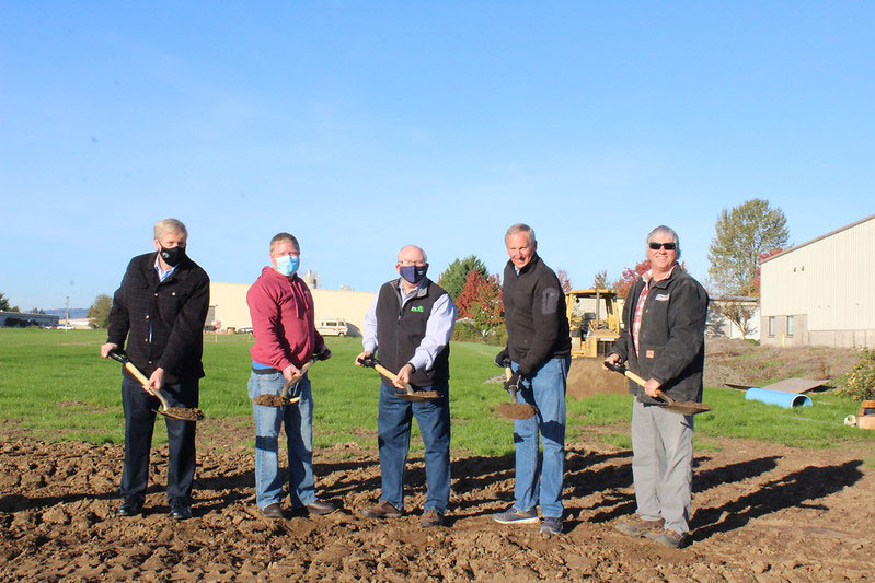 Casteel Custom Bottling Ground Breaking 