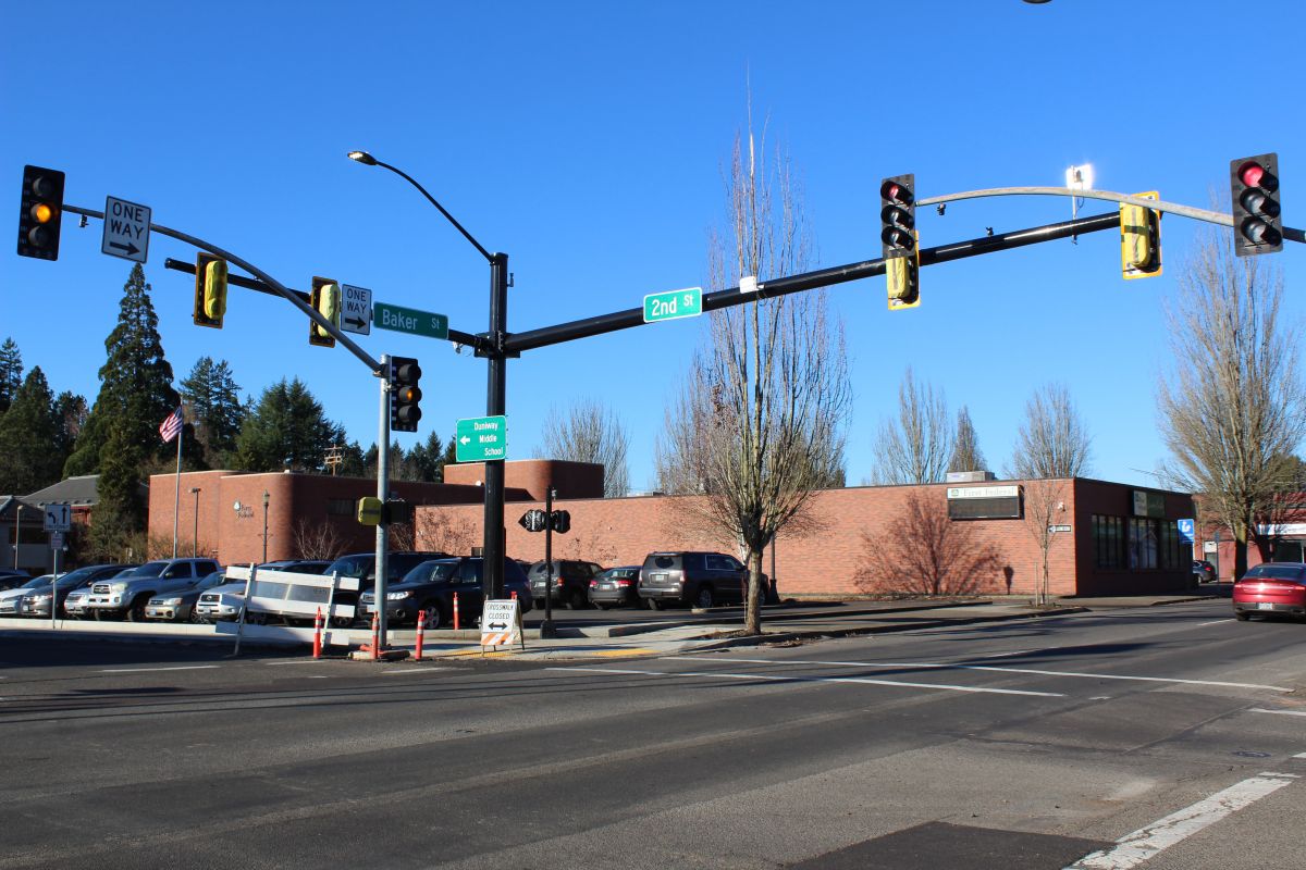 New street lights have been installed around town.