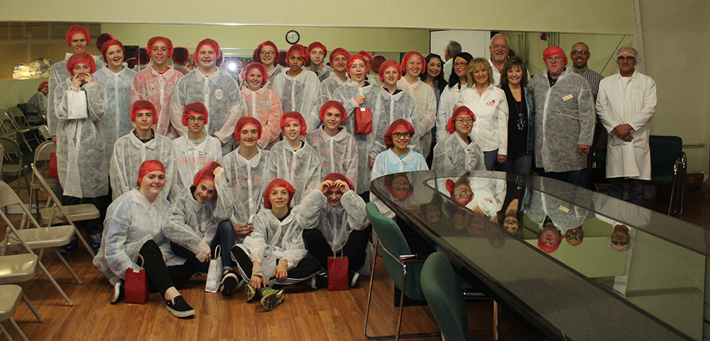 Students toured Betty Lou’s Inc and learned about the history of the company