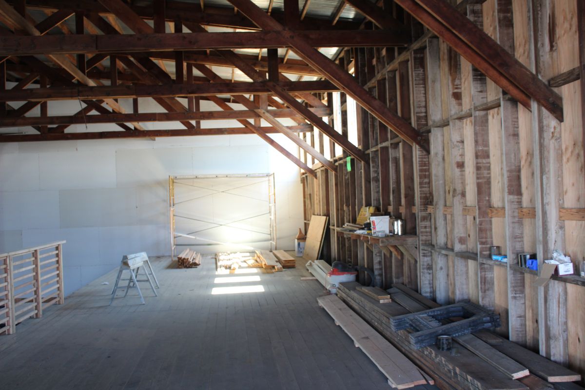 Inside the upstairs of the Mac Market