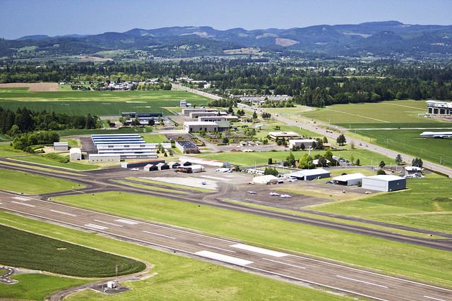 Three Mile Lane Aerial View