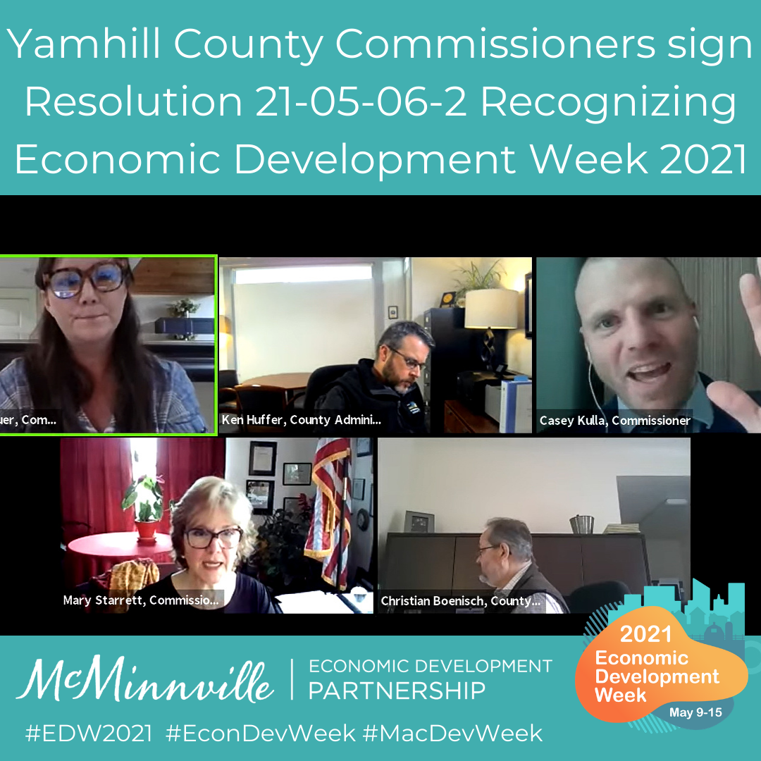 County Commissioners Declare ECONDEVWEEK