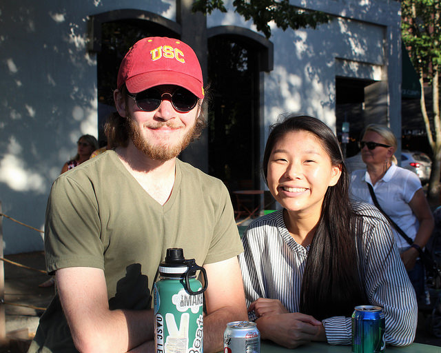 Concerts on the Plaza outing with the intern cohort