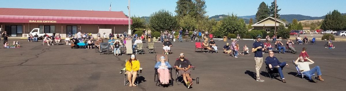 NWUAV had a company celebration in honor of the total solar eclipse